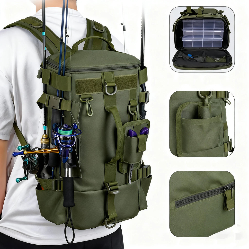 Rugged Tactical Waterproof Tackle Pack