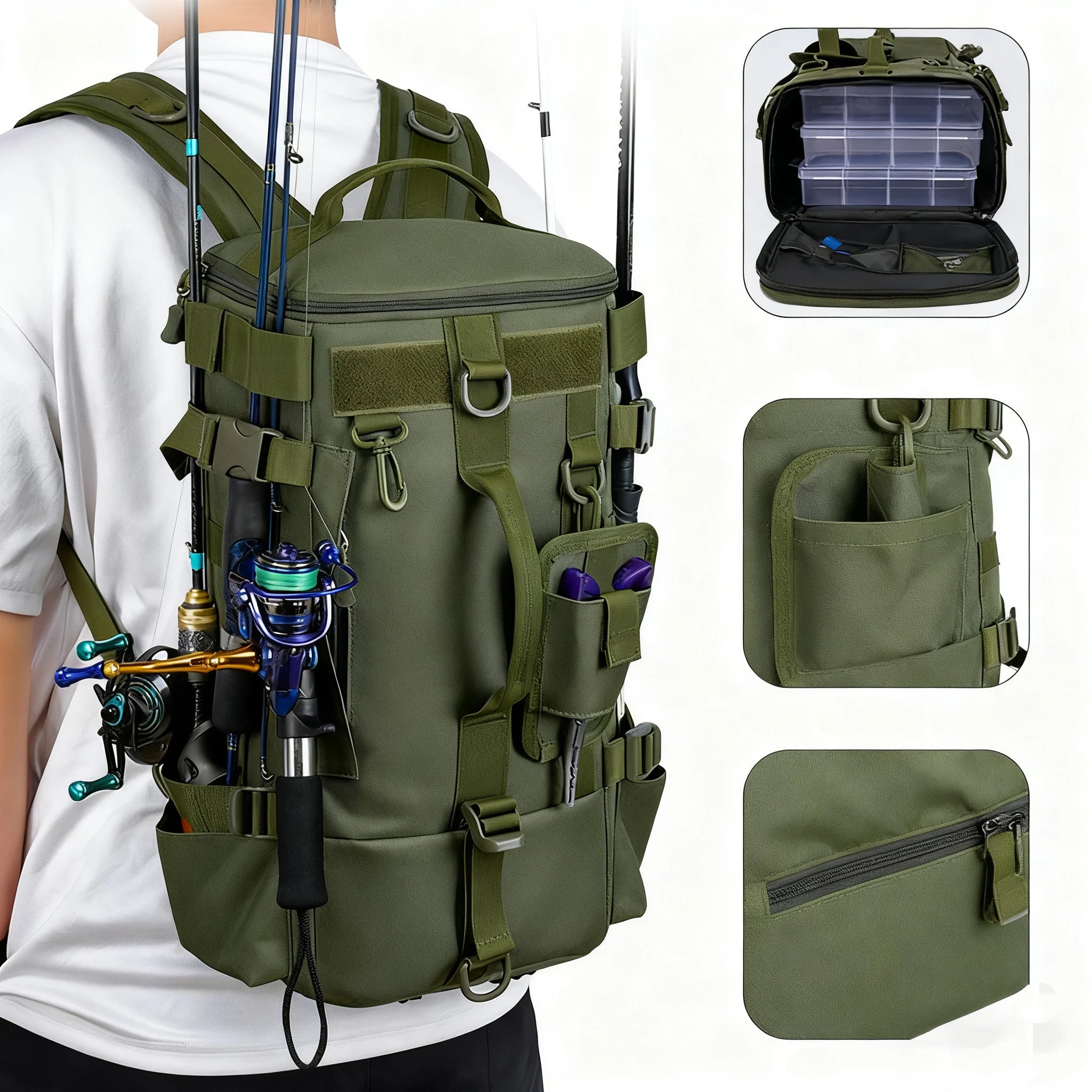 Rugged Tactical Waterproof Tackle Pack