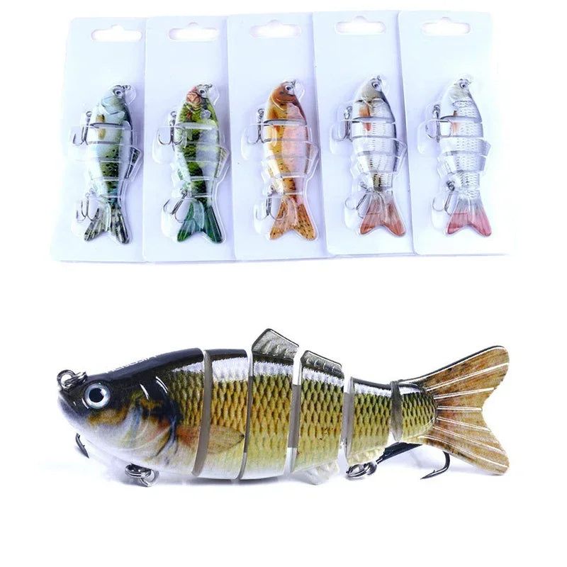 Hyper-Realistic 6-Segment Sinking Swimbait