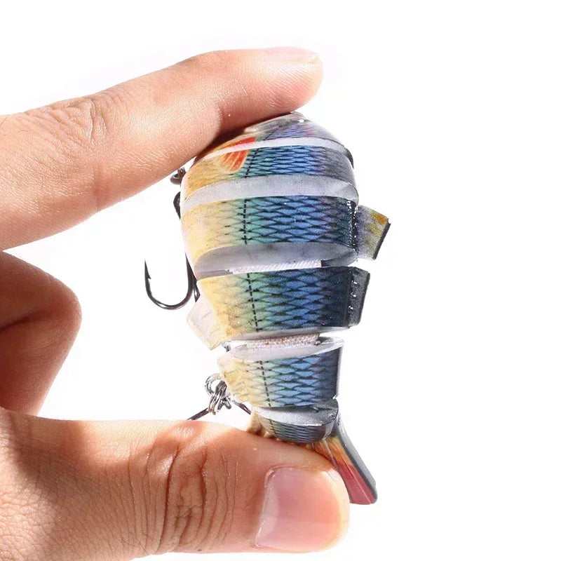 Hyper-Realistic 6-Segment Sinking Swimbait