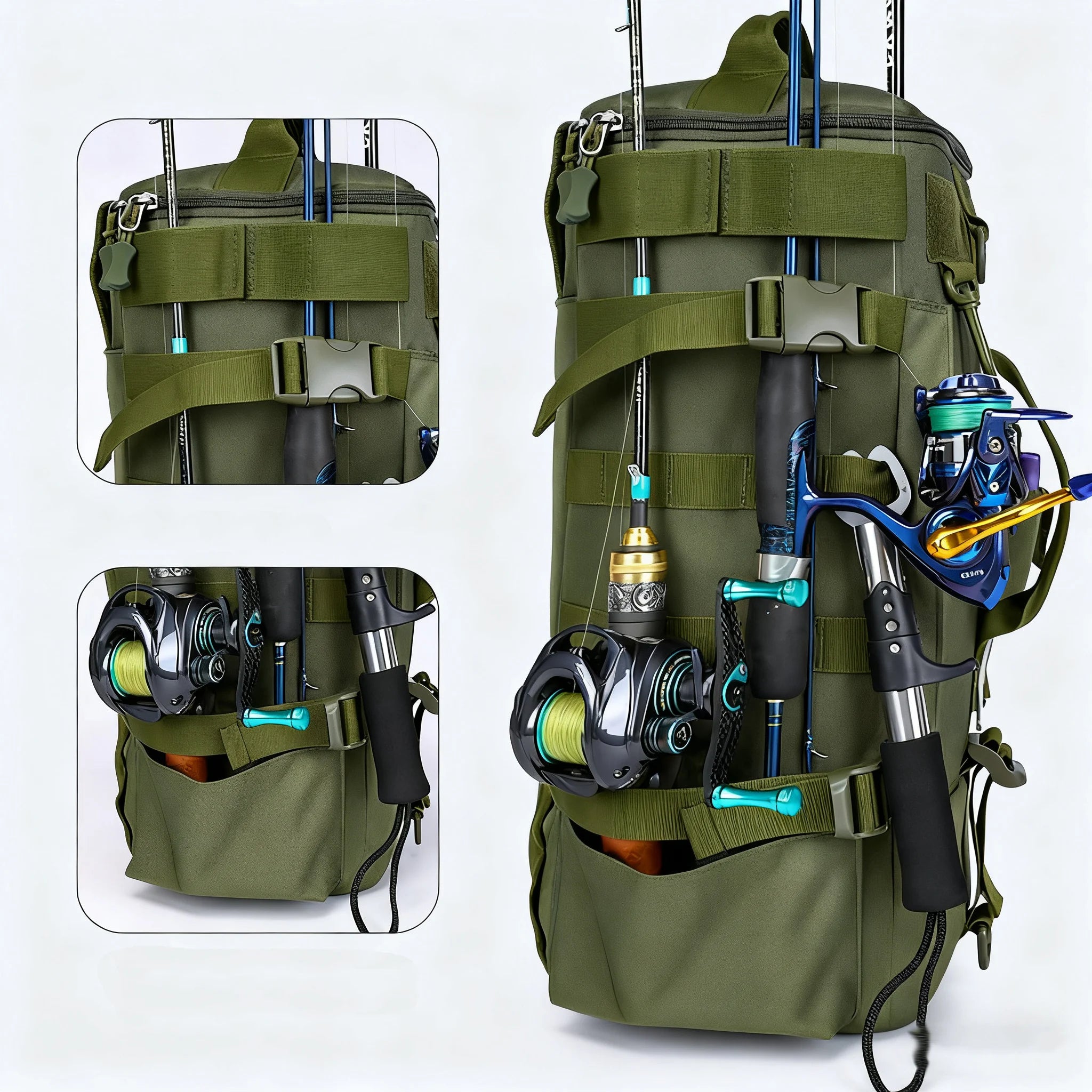 Rugged Tactical Waterproof Tackle Pack