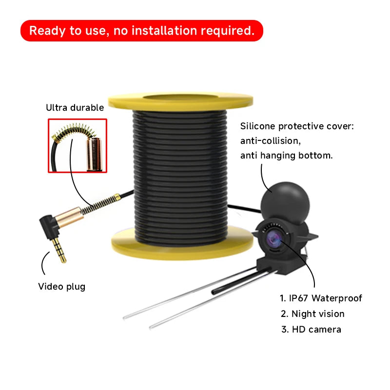 HD Panoramic Underwater Fishing Camera