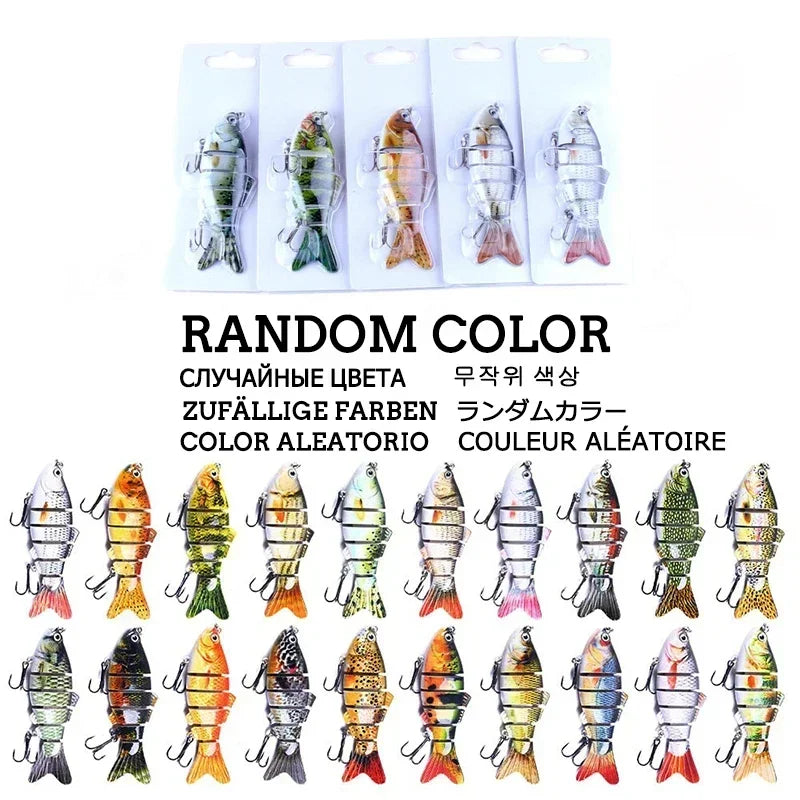 Hyper-Realistic 6-Segment Sinking Swimbait