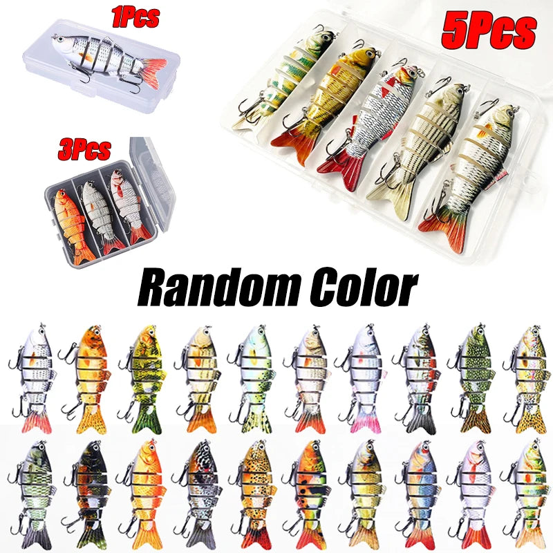 Hyper-Realistic 6-Segment Sinking Swimbait