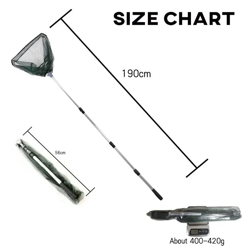 Trophy Reach Retractable Landing Net