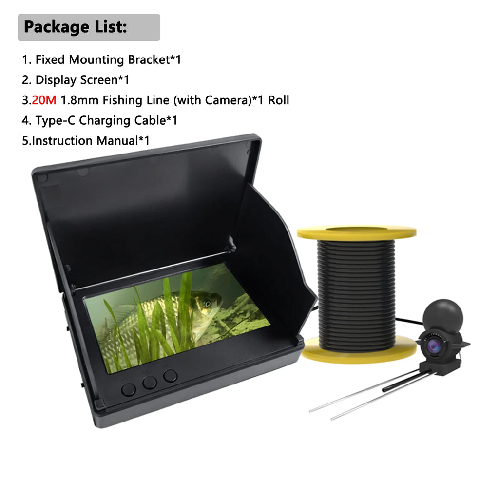 HD Panoramic Underwater Fishing Camera