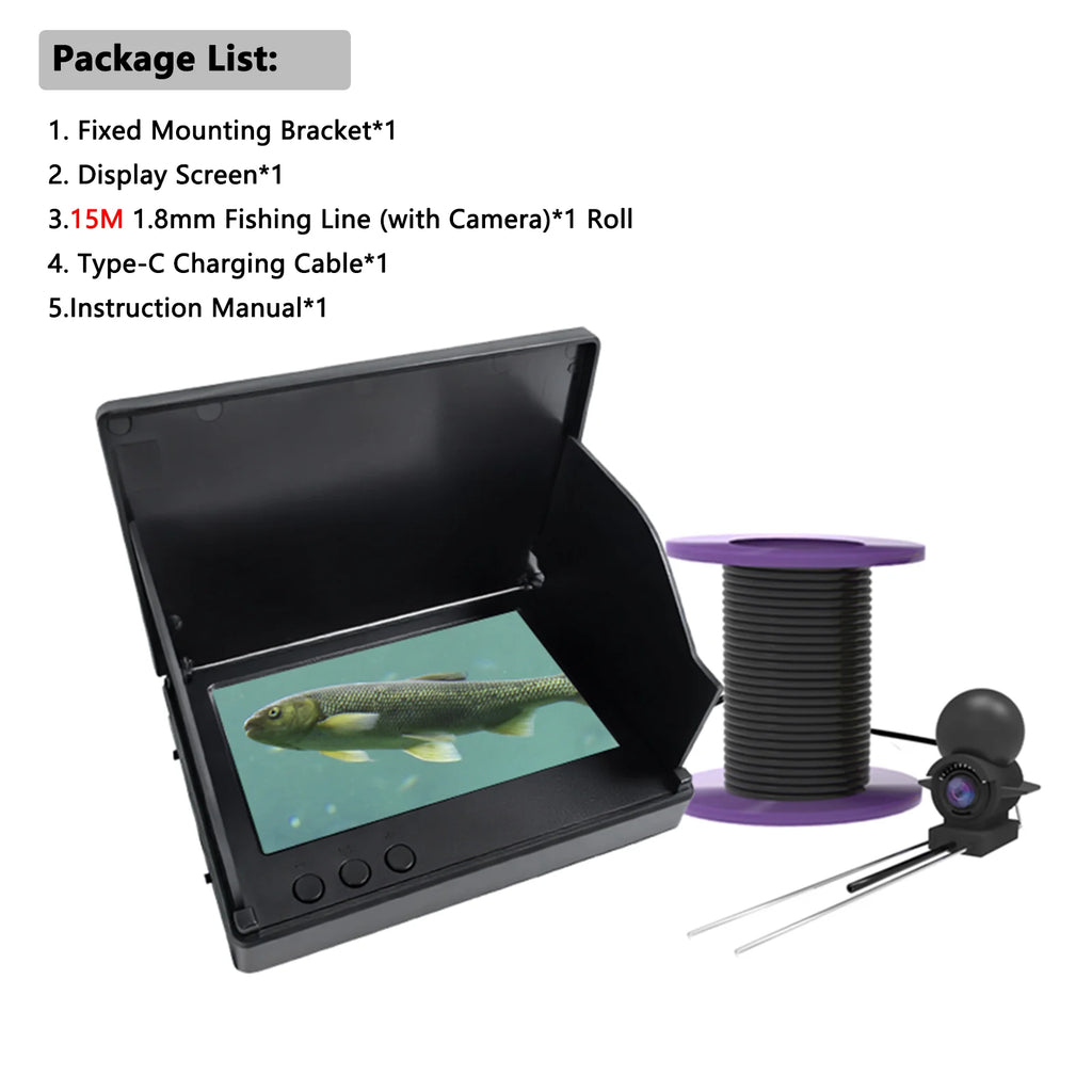 HD Panoramic Underwater Fishing Camera